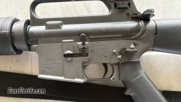 Colt AR 15 receiver left view