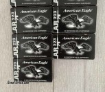 7 boxes  of 20 American Eagle.223